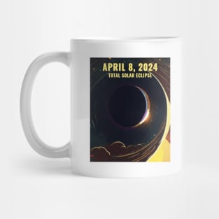 April 8, 2024 Total Solar Eclipse Totality USA Mug